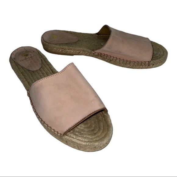Bobbies Paris Pink Slide Espadrille - Picture 1 of 13